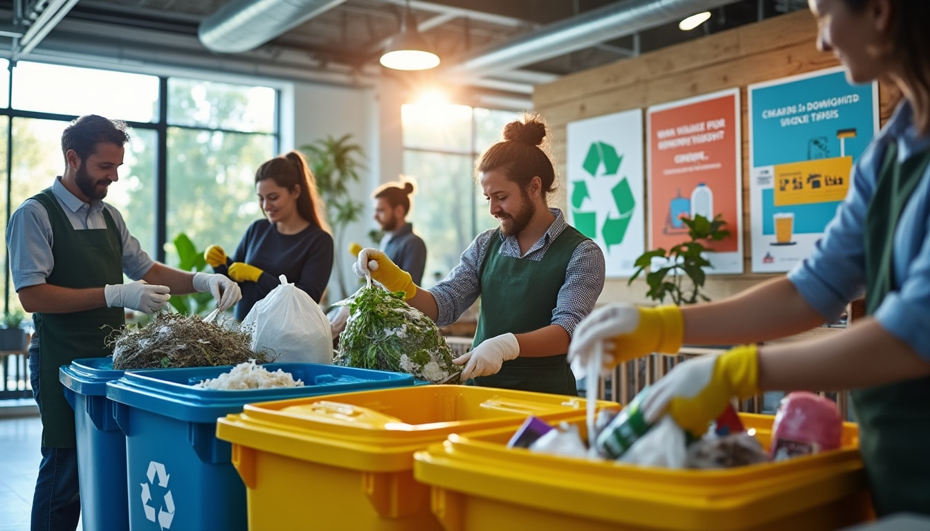 Illustration: Comprendre les bases de la gestion des déchets dans une entreprise